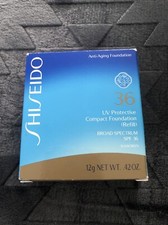 NWB Shiseido UV Protective Compact Foundation Refill SPF 36 Medium Ochre 12g