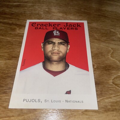 2004 Topps Cracker Jack Mini Albert Pujols St. Louis Cardinals #3 