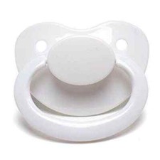 Baby Bear Pacis White Adult Pacifier  13 
