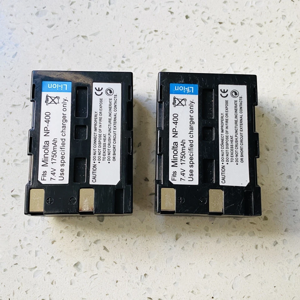 Batería recargable de iones de litio Konica Minolta OEM Li50 NP-400 / 7,4 V / 1750 mAh Foto 2 de 4