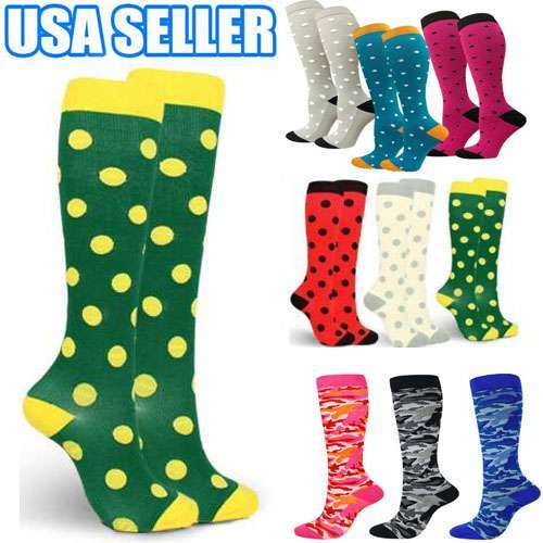 Compression Socks Stockings Womens Mens Knee Long Medical 20-30 Size S/M-L/XL US - Picture 1 of 21