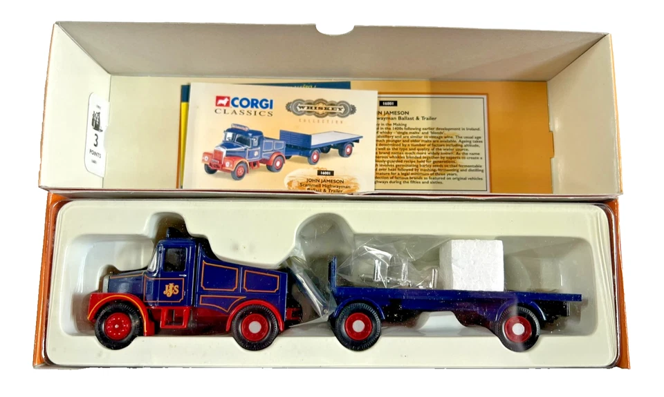 Corgi 16001 Classic John Jameson Scammell Highwayman Ballast & Trailer 16001 - Image 2 of 2