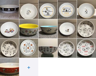 Peanuts Snoopy Ceramic Serving Bowls - Everyday, Easter, Halloween, Christmas