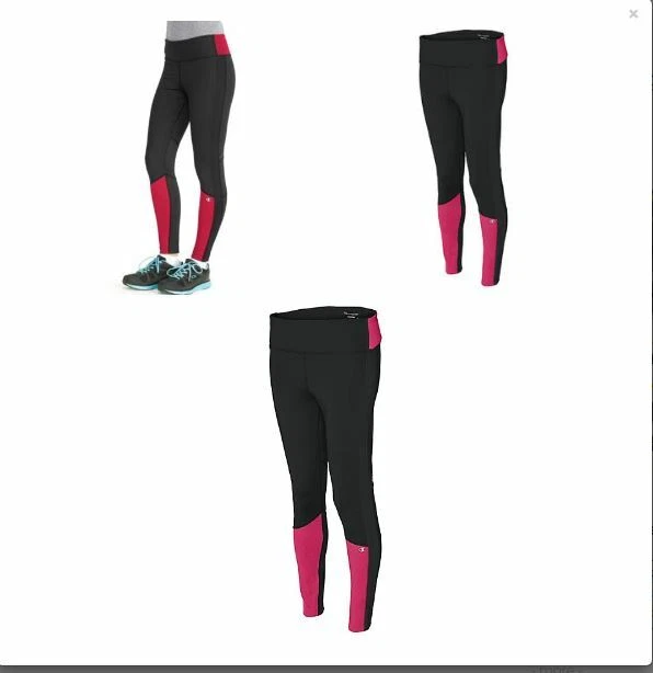 Champion Womens Performax Performance Legging L Patrol Red/Black