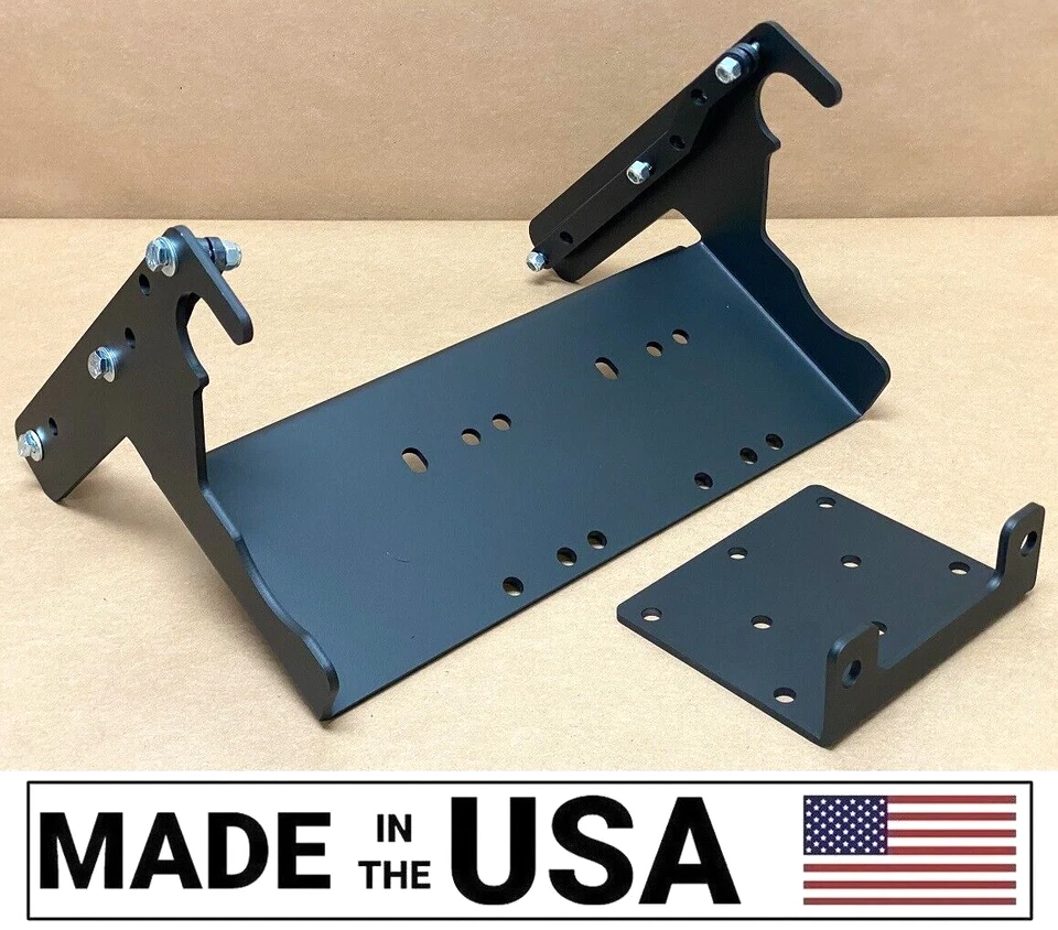 [SR] Placa de montaje de cabrestante Polaris 350L 400L 425 500 Big Boss Magnum Sportsman 90-99 Foto 2 de 4