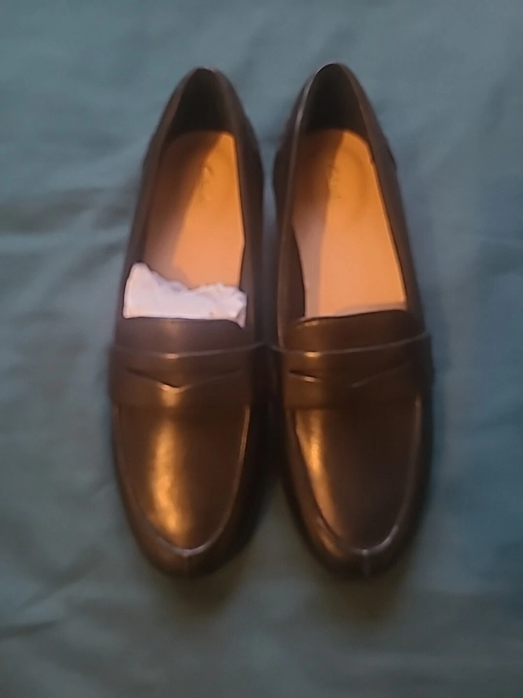 MOCASSINI CLARKS SOFTWEAR PELLE UK 4 HAMBLE SHINE BLACK spedizione gratuita nuovi + scatola