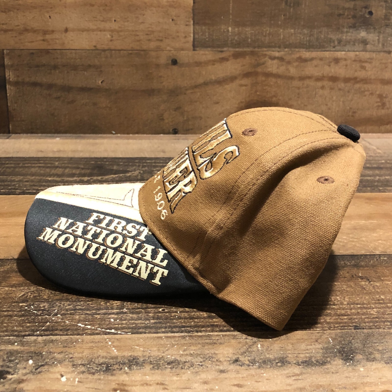 Devils Tower Hat Strapback Cap Mens Brown LOW PRO… - image 4