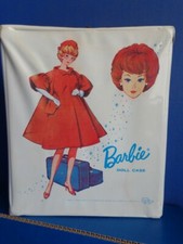 1963 BARBIE CARRY CASE- VINYL PICTURES BUBBLECUT BARBIE- SPP