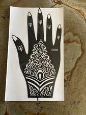 Full Hand Henna Stencil S109R