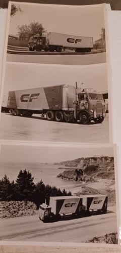 3-Vintage Consolidated Freightways Original 8X10 B&W File Glossy Photos - Picture 1 of 5