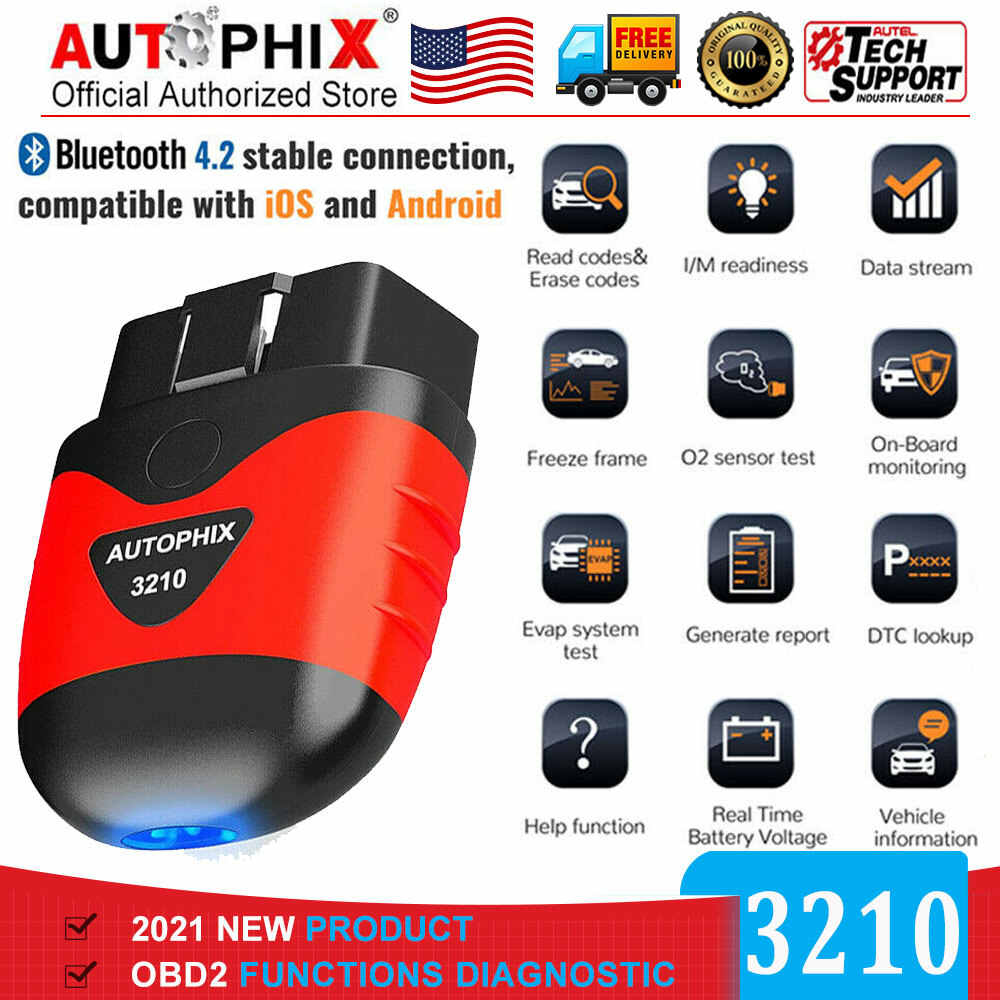 Autophix 3210 Bluetooth OBD2 Code Reader Diagnostic Car EOBD Fault