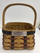 Longaberger 2004 Dresden Basket Red & Blue