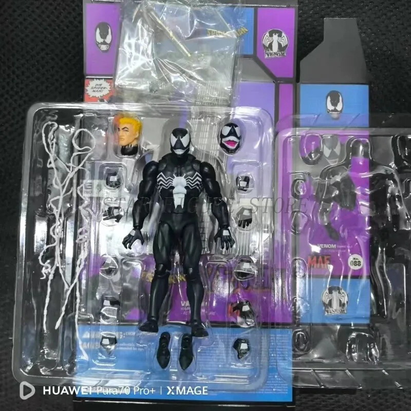 MARVEL VENOM Mafex 088 フィギュア 6インチ 欠品あり MEDICOM TOY MAFEX 088 VENOM COMIC Ver. Figure Spider-Man