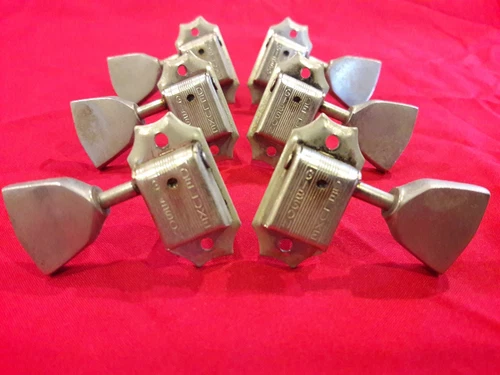 VINTAGE 1971 USA GIBSON DELUXE PATENT GUITAR TUNER NICKEL 1972 1973 1974