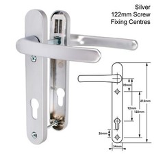 UPVC Door Handle TSS Sprung Lever Pair Set 92mm 92PZ 122mm 210mm 215mm Fixings