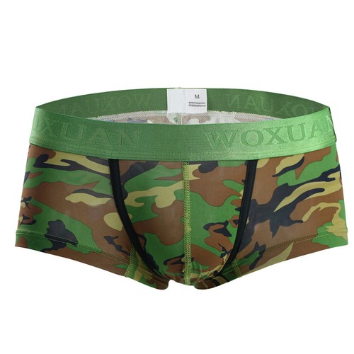 Men's Camo Boxer Briefs Comfortable Underwear Shorts Sports Trunk Sexy Pants AU - Picture 10 of 44