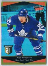 2007-08 EXTENDED ULTIMATE VICTORY GOLD NICK ROBERTSON 09/25 TORONTO MAPLE LEAFS