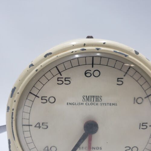 Smiths English Clock Systems Vintage Clock Clock Timer Contatore Secondi SOLO PEZZI - Foto 3 di 14