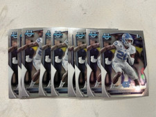 Lot of (10) TONY GRIMES North Carolina 2022 Bowman Chrome University cards QTY