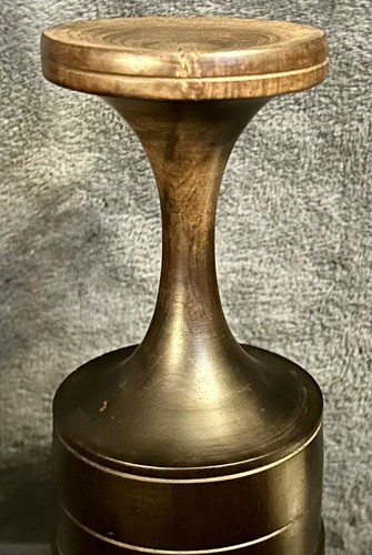 Old Lignum Vitae English Treen Footed Goblet Chalice Loving Cup 9.2” - Picture 19 of 22