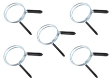 5-Piece 4" Easy Release Spring Clamps Dust Collector Hose Clamps 2 Loop 114943