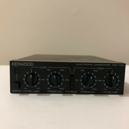 NEW RARE OLD SCHOOL VINTAGE KENWOOD KEC-1100 CAR STEREO ELECTRONIC CROSSOVER  - Bild 2 von 9