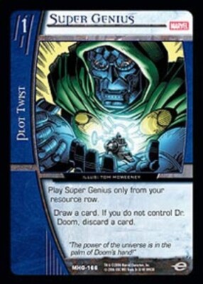 VS System: Super Genius [Played] VS: Marvel Heralds of Galactus TCG CCG Classic