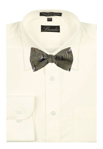 Men's 100% Silk Designer Self Tie Woven Bowtie- NWT - Picture 2 of 3