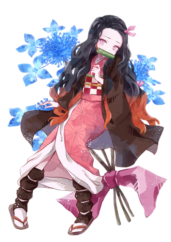 Nezuko V6 Demon Slayer Weatherproof Anime Sticker 6 Car Decal Ebay