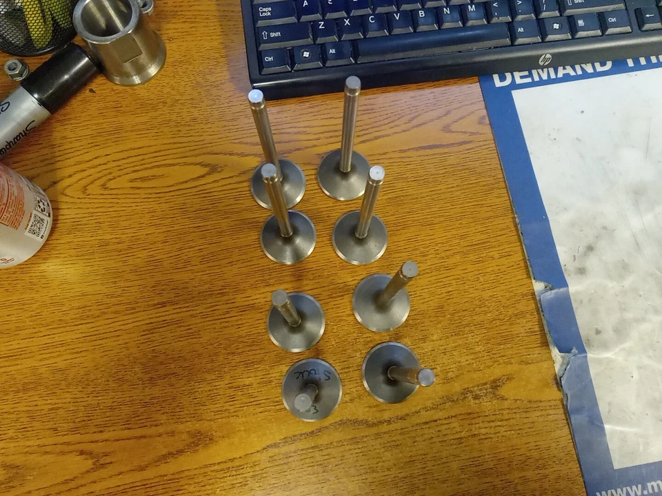 (8) 12582719 LS3 Exhaust Valves 2007+ 6.0L 6.2L L99 L96 L92 TAKE OFF - Image 4 of 4