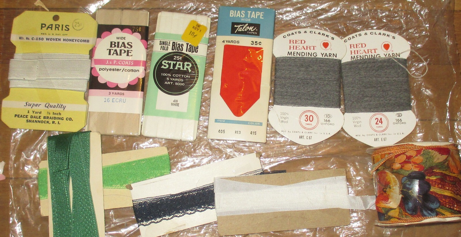 VINTAGE LOT ASSORTED CRAFT SEWING SUPPLIES eBay