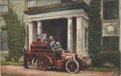 LADY JUNE, MRS ST JOHN BRODRICK, ALFRED AUSTIN, AUTO, AUTOFAHREN - Kunst Postkarte Tuck