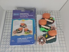 vintage 1990s GERRY Waterfall Fun cascading tub shower wall toy set NEW