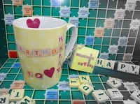 "Porzellan-Tasse \"Happy Birthday To You\"Herz Geburtstag-Geschenk 0,25L Becher Ppd"