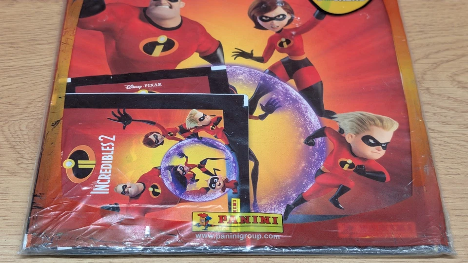 Disney Pixar Incredibles 2 Panini Sticker Album Starter Pack Brand New & Sealed - Image 3 of 4