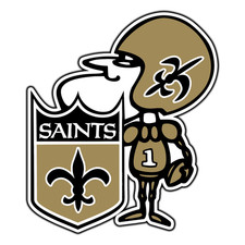 New Orleans Saints Logo 7 Football Sticker Waterproof Vinyl Decal Die-Cut Car