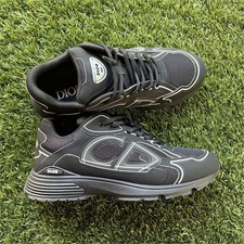 Dior B30 Men s Black Low Top Lace-Up Athletic...