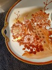 2 red and gold hand-painted mark on a Kutani Japanese snack plate No Cups — photo 5