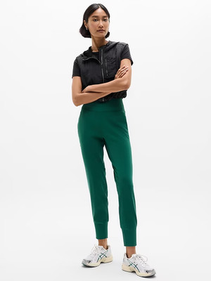 Athleta S SMALL Venice High Rise Jogger, Pine Green Joggers Active Pants NWT NEW