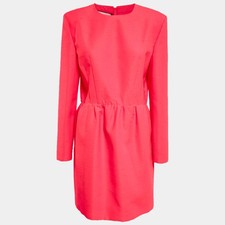 Gucci Pink Textured Crepe Mini Dress L