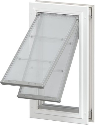New Endura Flap Small White Double Flap for Dogs Energy Efficient All weather US