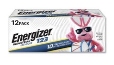 Energizer Lithium 123 Batteries 12 Pack New 2 Box total 24 Batteries