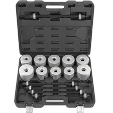 TECPO SILENTLAGER RADLAGER ABZIEHER WERKZEUG GUMMILAGER AUSBAU AUSPRESS 27-tlg.