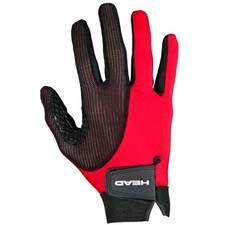 HEAD Leather Racquetball Glove - Web Extra Grip Breathable X-Large, Black