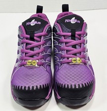 Nautilus Womens 6.0 M Athletic Safety Toe Slip Resistant Work Shoe Purple N2471M