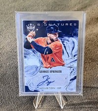 2018 Panini Diamond Kings Baseball George Springer S-GS Auto 