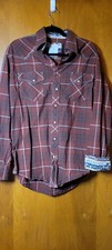 Panhandle Rough Stock Pearl Snap Longsleeve Mens Medium