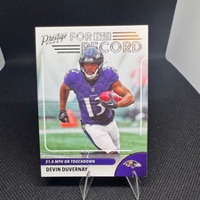 2023 Panini Prestige - For the Record Devin Duvernay #14