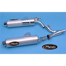 COPPIA TERMINALI SCARICO MARVING PER SUZUKI DR 650 RSE 1991-