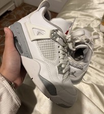 Jordan 4 Retro "White Oreo" Men's Basketball Shoes Mid Top